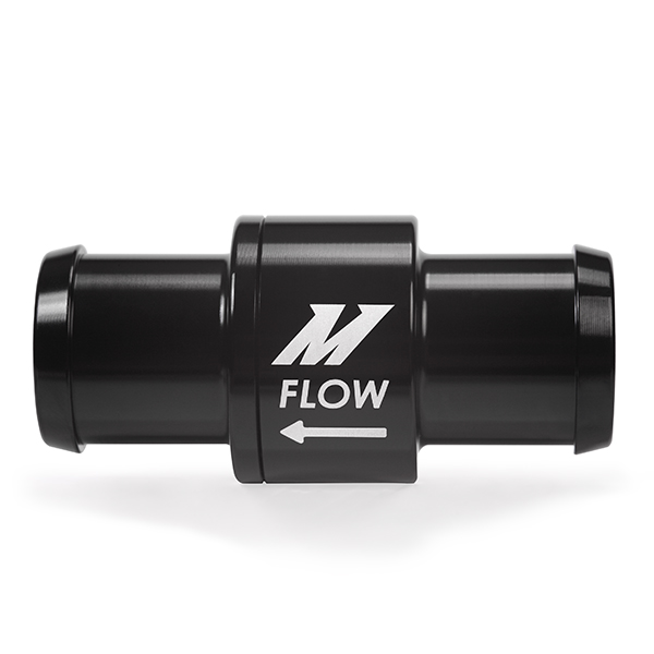 Mishimoto — Mishimoto One-Way Check Valve 3/4in Aluminum Fitting - Black - view 3